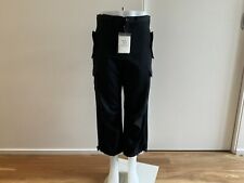YOHJI YAMAMOTO Y’s Womens Size 4 Black Wool Cargo Pant New W/Tags Made In Japan