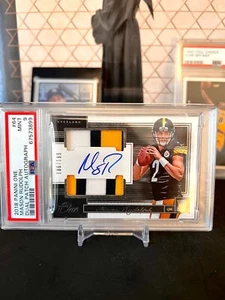 ⭐️ MASON RUDOLPH 2018 PANINI ONE DUAL PATCH AUTO #64 PSA 9 MINT RPA RC SP /199🔥 - Picture 1 of 2