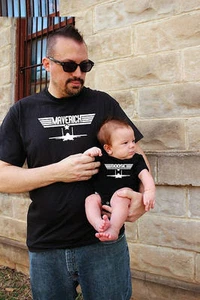 2 shirts | Father Son Matching Shirts | Maverick And Goose | Fathers Day Gift |  - Picture 1 of 2