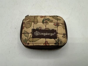 LONGABERGER REISE PILLENDOSE BOX 8 FÄCHER REISSVERSCHLUSS HERBSTBLÄTTER - Bild 1 von 9