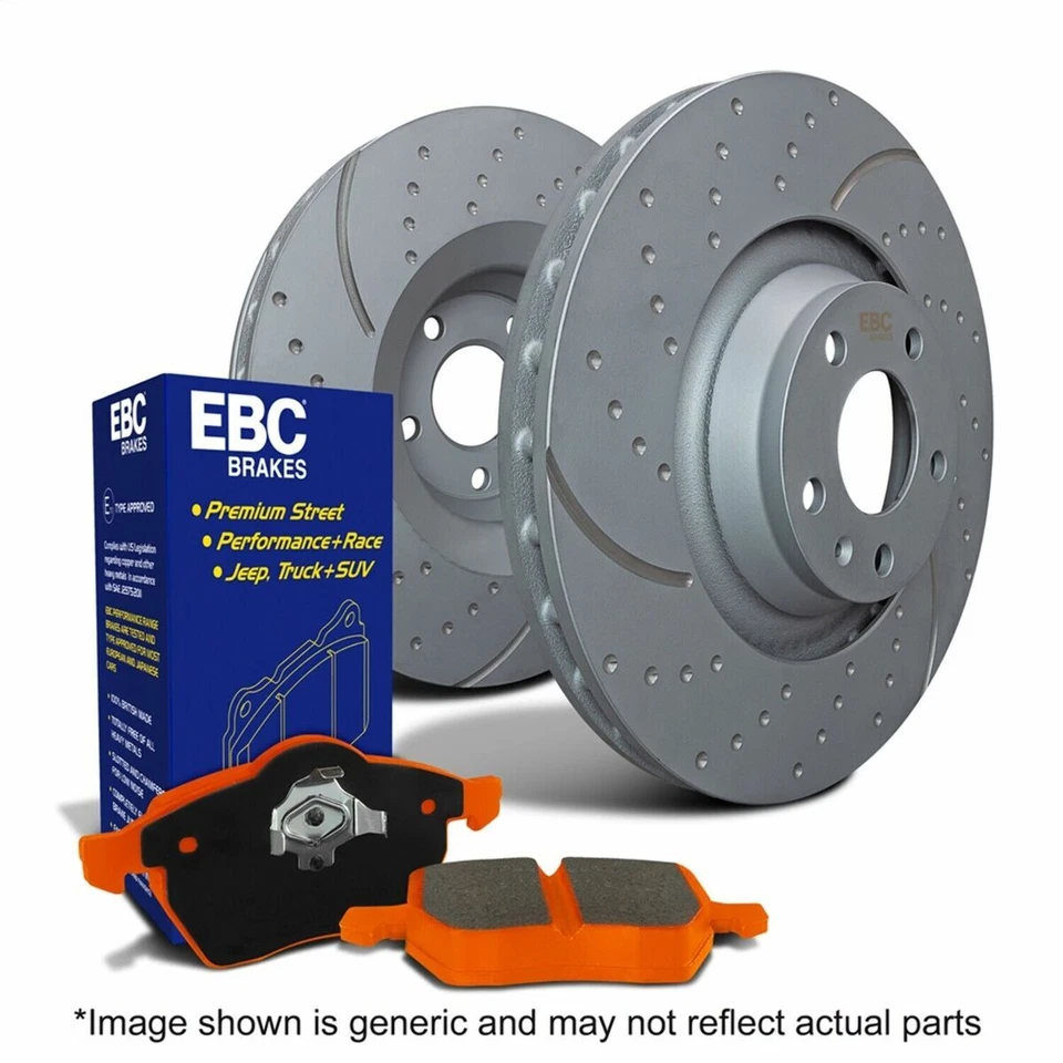 EBC Brakes S8KR1006 S8 Kits Orangestuff and GD Rotors Fits Ram 2500 Ram 3500 - Image 1 of 1