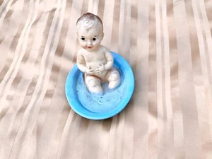 1950s Rubber Baby In Tube Soap Dish - Picture 1 of 5