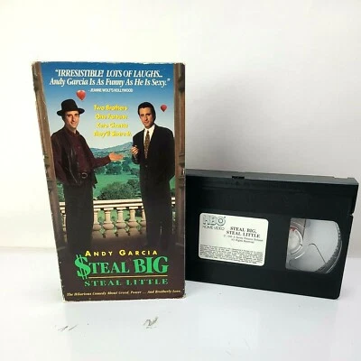 Steal Big Steal Little VHS VCR Tape Andy Garcia Allen Arkin Andrew Davis Foto 1 de 4