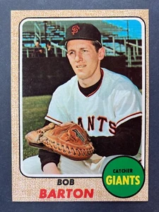 1968 Topps #351 Bob Barton (San Francisco Giants) - Picture 1 of 2