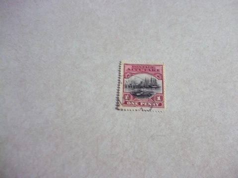 AITUTAKI COOK ISLANDS STAMP SG 25 Scott 29 Used small thin Cover