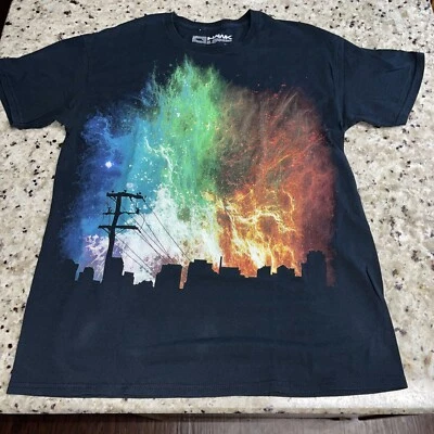 Tony Hawk Men's L T-Shirt Black Oversized Graphic Short Sleeve 100% Cotton - Image 1 of 4