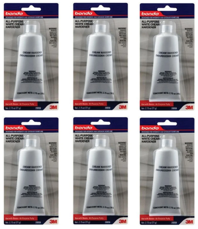 Endurecedor de crema blanco multiusos Bondo, 2,75 oz, el paquete puede variar (paquete de 6) Foto 1 de 1