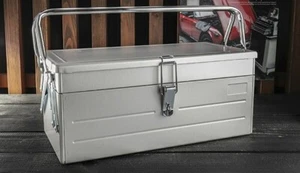 KTC SKC-MA Double Door Metal Case 18.1"x9.1"x11.0" 3.9kg Silver From Japan - Picture 1 of 11