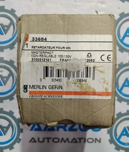New Merlin Gerin 33684 Time Delay Unit MNR/UVR 100-130V AC/DC - Picture 1 of 10