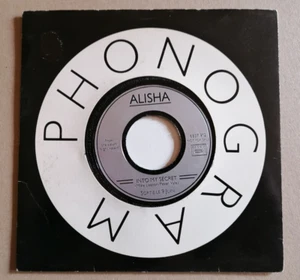 Alisha Into My Secret 7" 45T 1987 Single Sided, French Promoción Phonogram 6837 - Picture 1 of 2