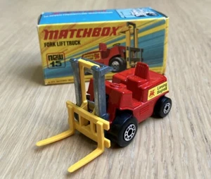 Matchbox Superfast Nr. 15 Fork Lift Truck - Bild 1 von 8