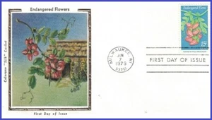 USA4 #1784 U/A COLORANO SEDA FDC Flora Hawaiana Wild Broad Bean - Imagen 1 de 1
