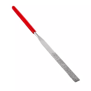 Lima per aghi in acciaio 3X140 mm strumento di finitura lima per aghi piatti con manici in plastica - Foto 1 di 12