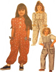 Vintage ©1989 McCall's Sewing Pattern Toddlers' Size 2 Bubble Jumpsuits No. 4605 - Picture 1 of 5