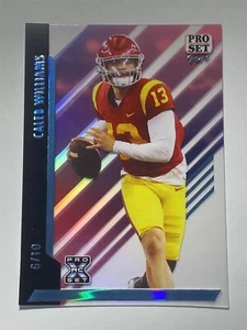 CALEB WILLIAMS bears 2024 Leaf Pro Set Pure #117 XRC Holo Platinum 6/10 (F5) - Picture 1 of 2