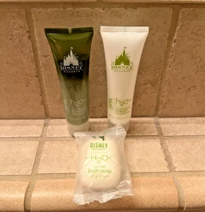 Disney Resort H20+ SEA MARINE Revitalizing SHAMPOO & CONDITIONER 2 OZ and Soap - Picture 1 of 5
