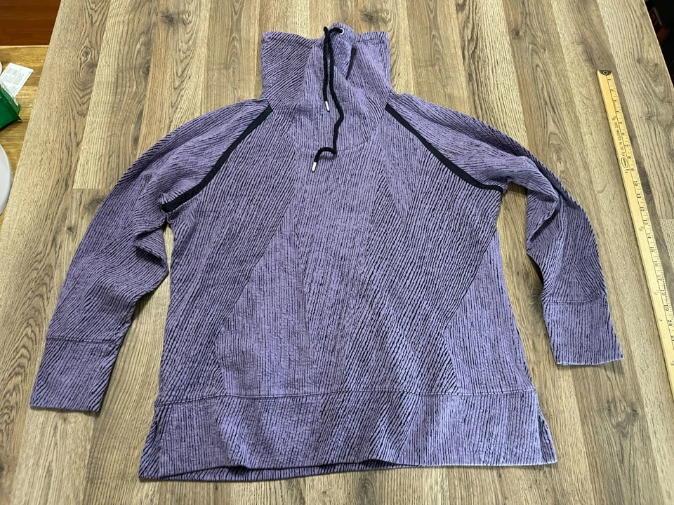 Kirkland Sweater, Women's Size XL, Purple Black, Long Sleeve, Turtleneck - Image 1 of 4