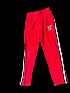 365 Kids Set 2 Pair Of Red & Blue Wide Leg Track Pants Side Strip Active Pant 8 - Picture 1 of 12