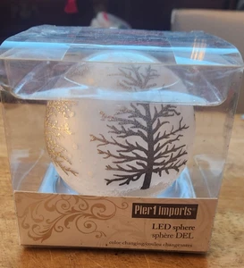 Pier 1 imports holiday color changing LED sphere - Picture 1 of 4