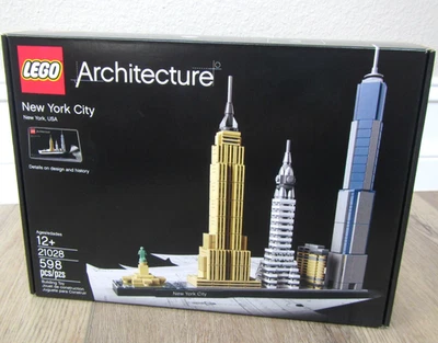 NEW LEGO ARCHITECTURE NEW YORK CITY SET 21028 SEALED BUILDING ONE WORLD TRADE - Image 1 of 2
