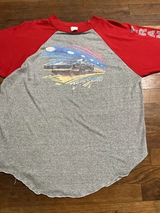 Vintage Rare Trans Am X-Large Pontiac Half Sleeve Single Stitch Red And Grey Men - Picture 1 of 10