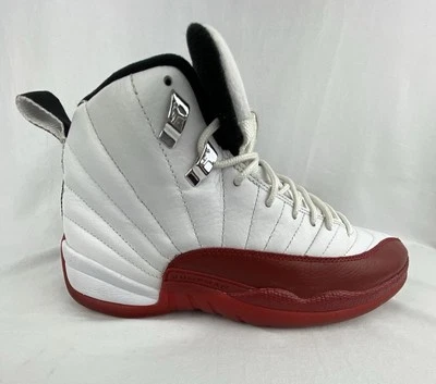 Air Jordan 12 Zapatillas Retro Para Hombre Talla 8 Rojo Cereza Blanco 2009 130690-110 Foto 1 de 4
