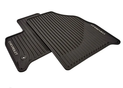 Alfombrillas delanteras premium para todo tipo de clima Chevrolet Traverse 2018-2023 84162515 negras Foto 1 de 3