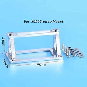 Soporte servo de aleación de aluminio mecanizado CNC montaje servo de gran tamaño para coche barco RC - Imagen 1 de 6
