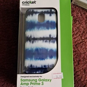 SAMSUNG Galaxy Amp PRIME 3 DESIGNER Gel Hülle FLORAL Klar Cricket Kabellos NEU - Bild 1 von 1