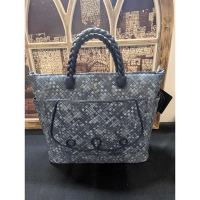 NUEVA Mochila y Bolso Bandolera Convertible Loungefly Imitación Denim Foto 1 de 4