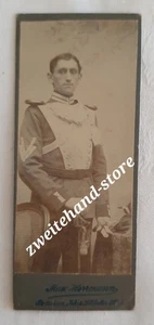 antikes Foto mit Soldat/Offizier - um 1900 - Picture 1 of 5