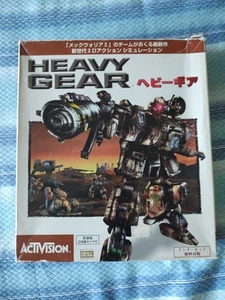 PC BIG BOX HEAVY GEAR ACTIVISION JAP COMPLETE RARE IBM WINDOWS RETROGAME - Imagen 1 de 13