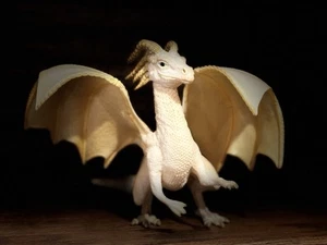 Schleich Bayala 70418 Faraun the Dragon White 7 X 9.5” Retired 2012 Fantasy - Picture 1 of 15