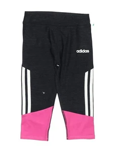 NWT Adidas Girls Black Active Pants 6X - Picture 1 of 2