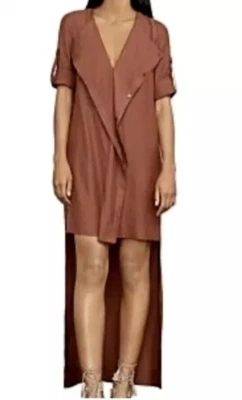 全新带标签 BCBG MAXAZRIA 尺码 XS Gabriella 高低连衣裙 MSRP $248 — 第 1/3 张图片