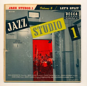 JAZZ STUDIO 1 - LET'S SPLIT PARTS 1 & 2 - DECCA ED 2130 - EP 45 Record VG+ - Picture 1 of 4