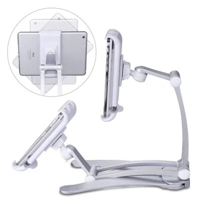 2in1 Kitchen Cabinet Tablet Holder Adjustable&Foldable Wall Mount/Desktop Stand - Image 1 of 4