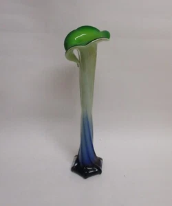 ✅ SPLENDIDO GRANDE VASO ARTISTICO VETRO MURANO XX SECOLO GLASS ANTIQUE - 3477 - Picture 1 of 9