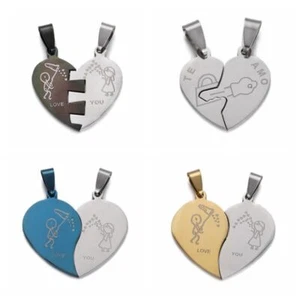 Fashion Stainless Steel Musical Note Angels Pendant Necklace Charm For Necklace - Picture 1 of 28