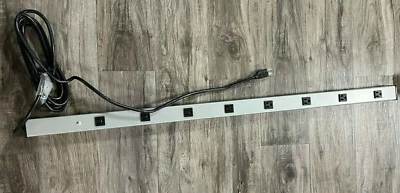 Legrand UL403BD Plug-In Outlet Center Unit 120V, 15A, 8-Outlet, 48" L, 15ft Cord - Image 1 of 4