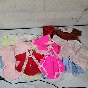 Vintage Doll Clothes Lot Pieces Mixed Sizes Good to Fair Condition - Picture 1 of 7