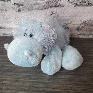 Webkinz Lil Kinz blaues Nilpferd 6 Zoll Plüsch #HS009 Fuzzy Ganz - OHNE CODE - Bohne Stofftier - Bild 1 von 11