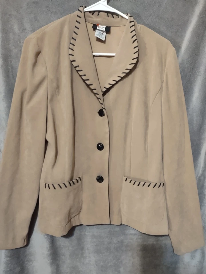 Blazer Studio 1940 Microgamuza Talla 6 Marrón/Negro.  Foto 1 de 4