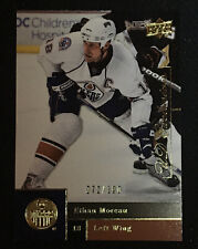 2009-10 UPPER DECK SERIES 1 UD EXCLUSIVES ETHAN MOREAU #ed 72/100 EDM OILERS