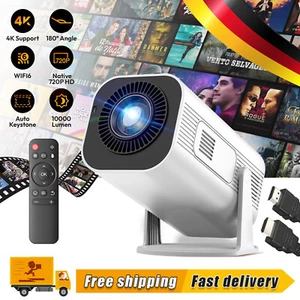 Mini Projektor Tragbarer LCD 1080P HD Mobiler Beamer 12000 Lumen mit Ständer DE - Bild 1 von 29