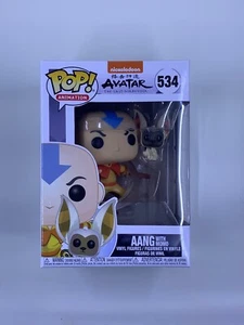 Funko Pop, Animation, Avatar The Last Airbender, Aang with Momo #534 - Bild 1 von 6