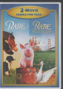 BABE/BABE PIG IN THE CITY DOUBLE FEATURE DVD BRAND NEW SEALED - Imagen 1 de 2