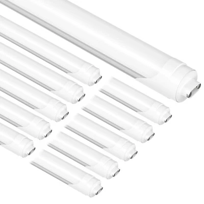 8FT R17D LED Tube Light Bulbs Garage F96T12 HO CW 8 Foot 72W T8 LED Shop Lights - Image 1 of 4