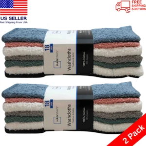 Paquete de 18 paños pastel Mainstays, toallas suaves y absorbentes, NUEVO PAQUETE DE 2 - Imagen 1 de 3