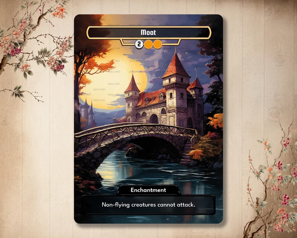 Moat - High Quality Custom Card [ Alternative Custom Art ] - Imagen 1 de 1